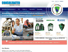 Tablet Screenshot of consolidatedtreatment.com